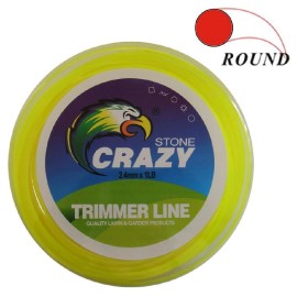 Корда тример 2.4mm жълт кръгъл 87m 1Lb