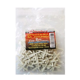 Кръстачка за фуги 2mm (100бр.)