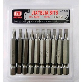 JIATEJIA Бит 862 H6.35x50mm  SL3 -10бр.