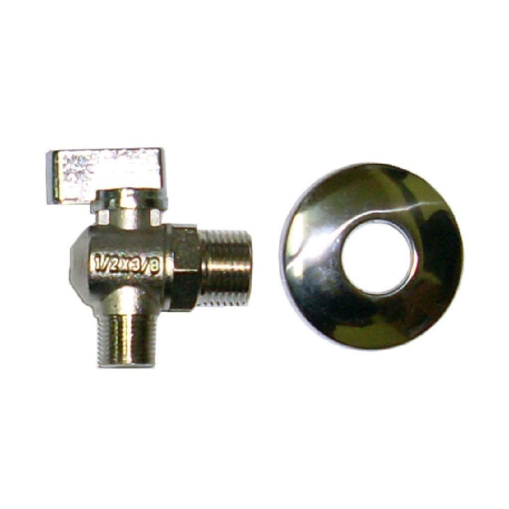 Ъглов кран 1/2“x 3/4“ 140g -мет. врътка месинг