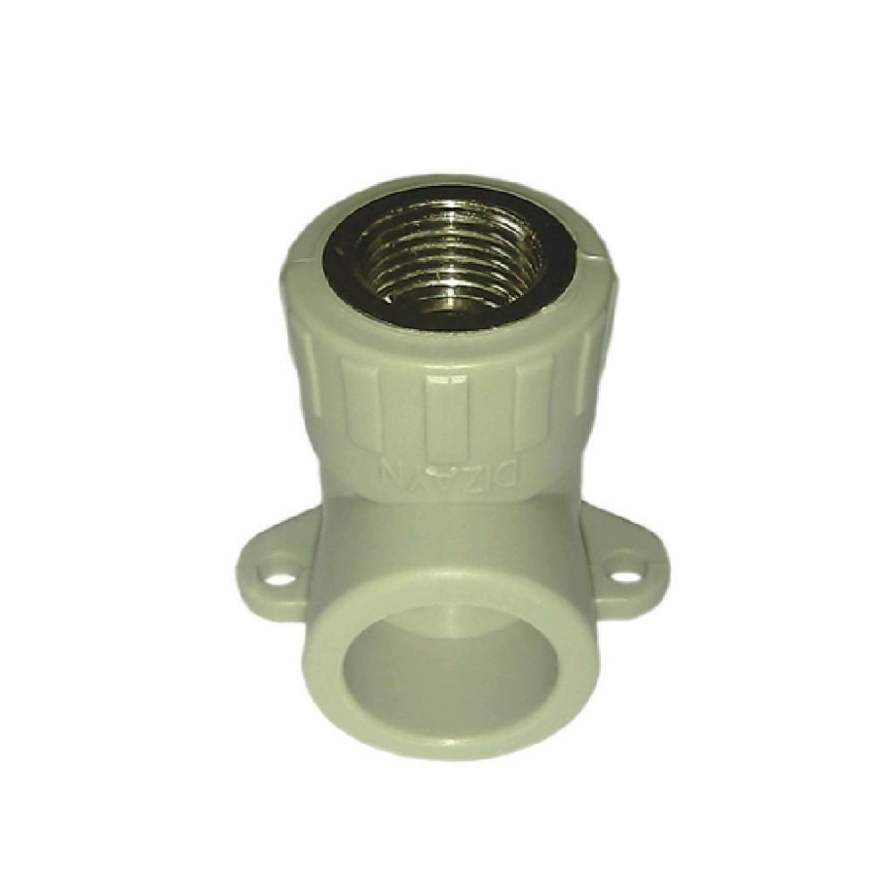 PPR Коляно с уши 1/2“x25mm - F (вътрешна)