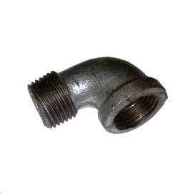 Коляно-нипел - цинк - 3/4“ 105g - изгорял