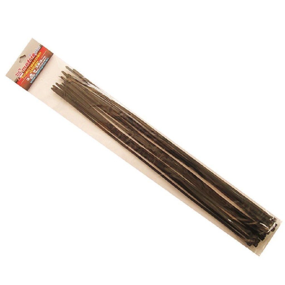 Скоби пластмасови 4.8 x 380mm - 20бр. - черни