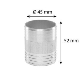 I-съединител (удължител) за маркуч ALU ф45mm