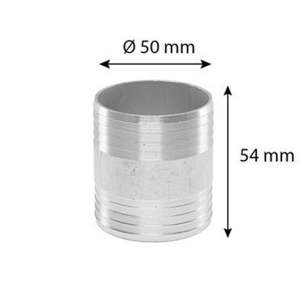 I-съединител (удължител) за маркуч ALU ф50mm
