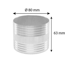 I-съединител (удължител) за маркуч ALU ф80mm