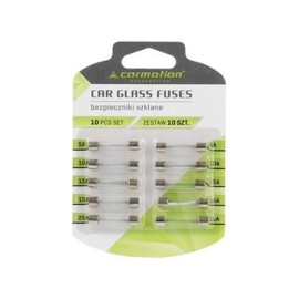 Бушони стъклени Carmotion 6.35x32mm 10бр.