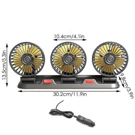 Вентилатор PG376 - троен 12V